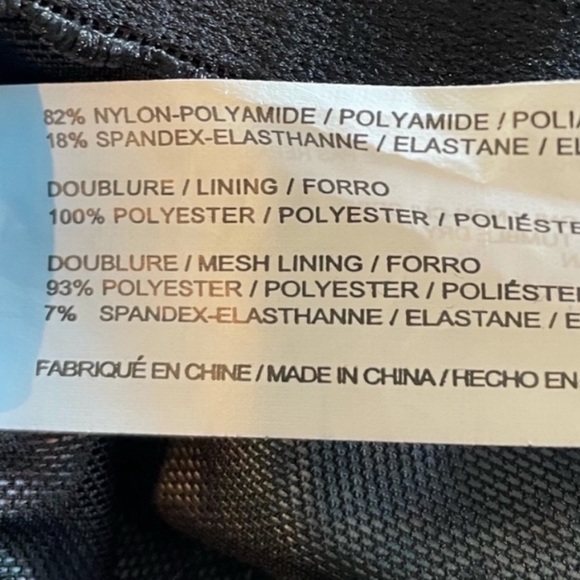 Christina Blue one piece comfort athletic abstract print bathing swimsuit size 8 - Picture 13 of 13